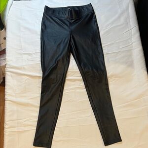 Fashion Nova Shiny Black Leggings